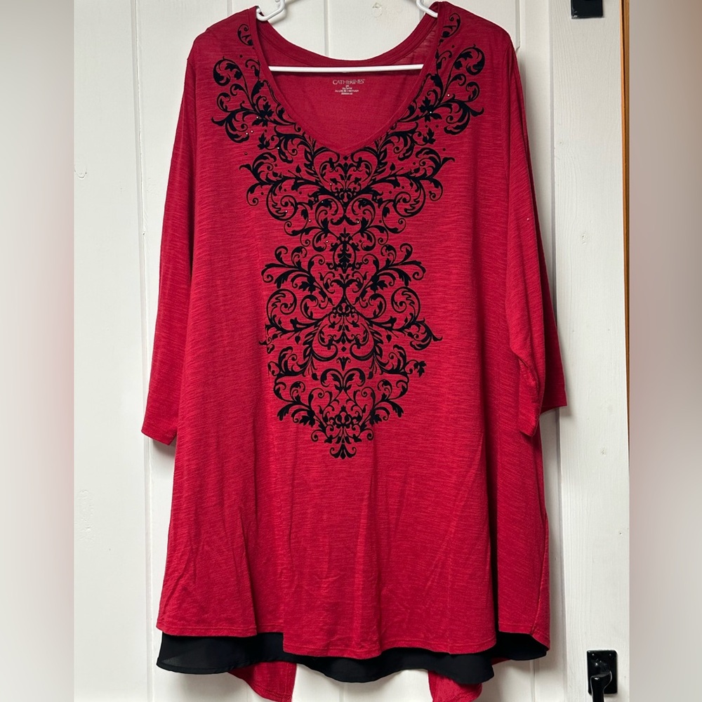 Beautiful top with split back